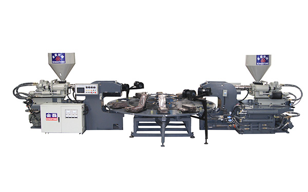 全自動圓盤式雙色PVC/TPR鞋底機JL-105-2C-12S 全自動圓盤式雙色PVC/TPR鞋底機JL-105-2C-12S