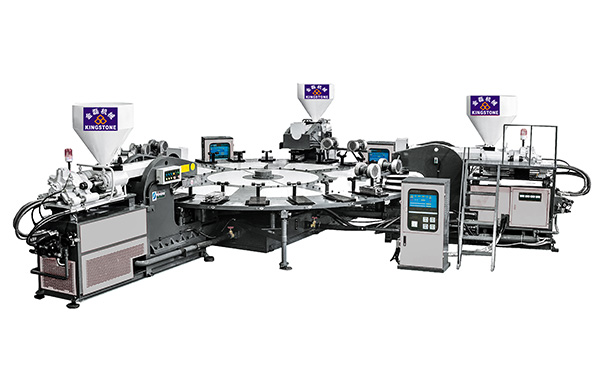 全自動圓盤式三色PVC/TPR鞋底成型機(jī)JL-105-3C 全自動圓盤式三色PVC/TPR鞋底成型機(jī)JL-105-3C