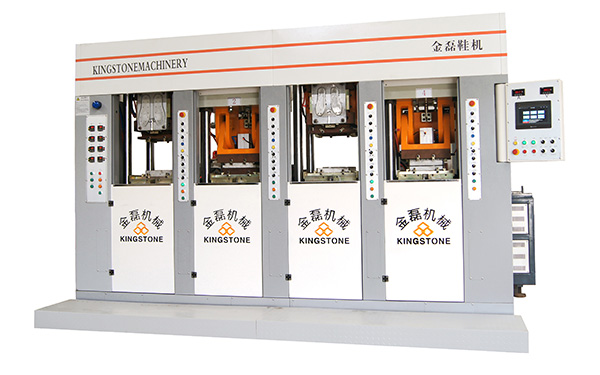 全自動直壓式雙色TPU/TR/TPR/PVC鞋底成型制鞋機JL-208-4S2G 全自動直壓式雙色TPU/TR/TPR/PVC鞋底成型制鞋機JL-208-4S2G