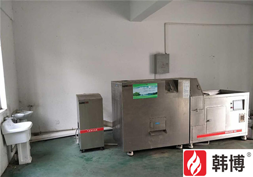廚余垃圾處理設(shè)備案例，蘇州甪直博客產(chǎn)業(yè)園500KG廚余垃圾處理設(shè)備